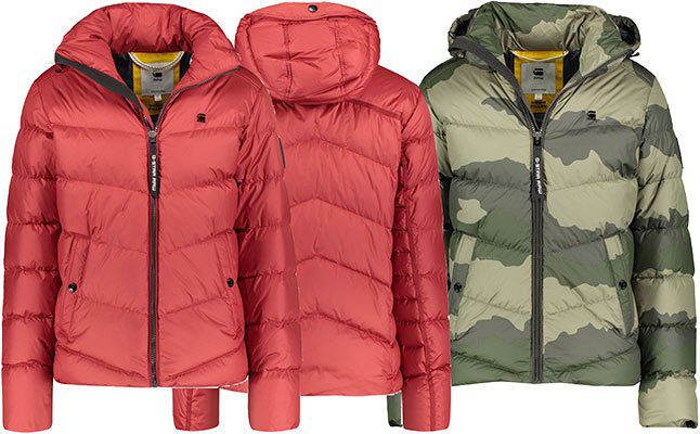 G Star Herren Daunenjacke Whistler Down Puffer für 130,91€ (statt 150€)