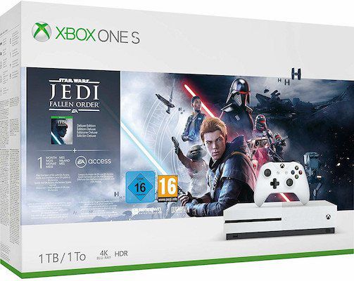 Xbox One S 1TB + Star Wars Jedi: Fallen Order für 153,99€ (statt 189€)
