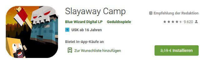 Androi: Slayaway Camp gratis (statt 3,19€)
