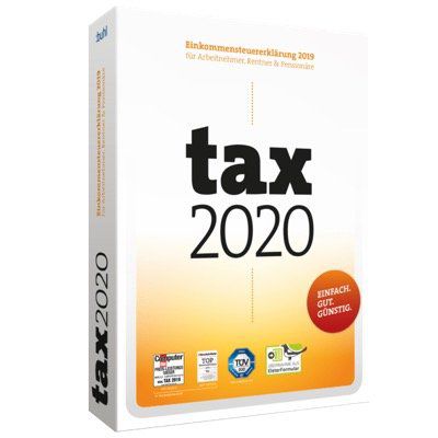 Tax 2020 von Buhl Data für die Einkommensteuererklärung 2019 ab 10,99€ (statt 13€)