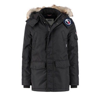 🔥Tommy Jeans Herren Parka TJM Tech in Schwarz für 96,30€ (statt 170€)