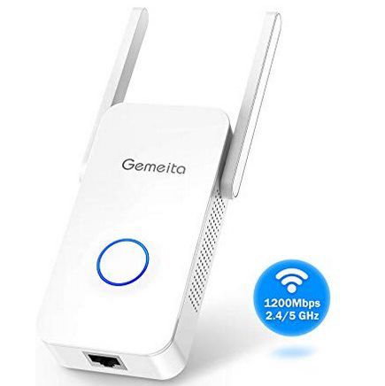 Gemeita 1200 Mbit/s Dualband WLAN Repeater für 27,74€ (statt 37€)