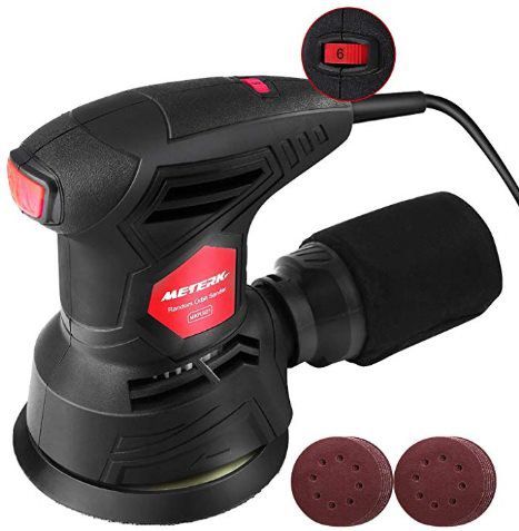 Meterk MKRS01   300W Schleifmaschine mit 6 Geschwindigkeiten für 22,49€ (statt 50€)