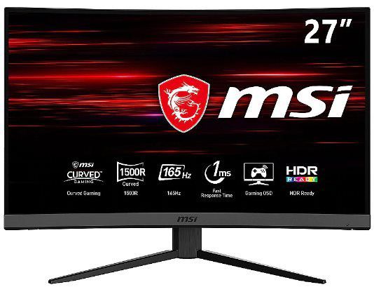 MSI Optix MAG272C   27 FHD Curved Monitor mit 165Hz & 1ms für 284€ (statt 360€)