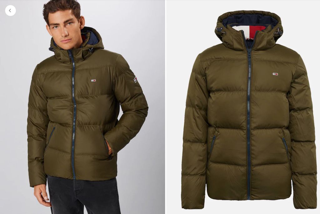 Tommy Jeans Herren Daunenjacke für 132,84€ (statt 200€)