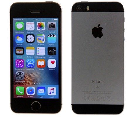 iPhone SE mit 16GB Spacegrey als Gebrauchtware für 99€   mit 12 Monaten Garantie!