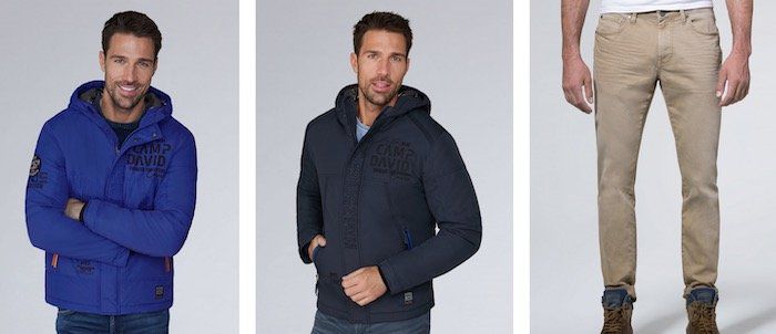 Camp David mit bis zu 70% im Sale   z.B. Winterjacke für 50€ (statt 130€)