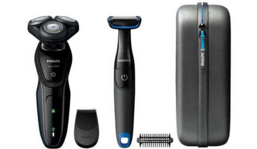 Philips AquaTouch S5082/64 Nass  und Trocken Elektrorasierer mit Bodygroom für 59,99€ (statt 90€)