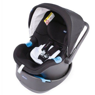 Chicco Babyschale Oasys 0+ UP BebèCare in Pure Black für 89,99€ (statt 111€)