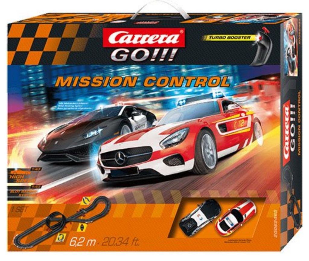 Vorbei: Carrera GO!!! Mission Control Rennbahn ab 36€ (statt 62€)