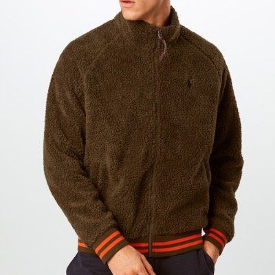 Polo Ralph Lauren Teddyjacke Vintage Sherpa in Braun für 90,30€