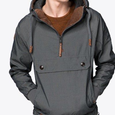 Naketano Jacke Cruiser mit Kapuze in Rauchgrau für 38,43€ (statt 50€)