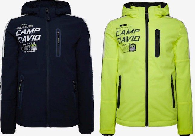 Camp David Softshelljacke in 2 Farben ab 107,20€ (statt 142€)