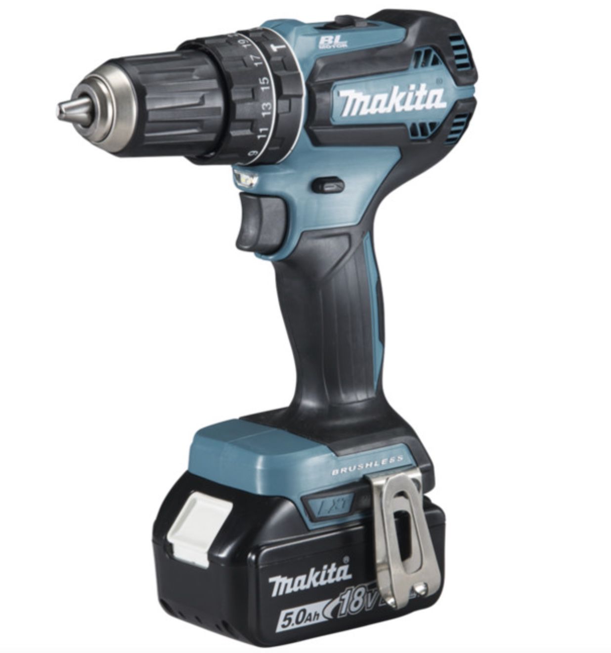 Makita Akku Schlagbohrschrauber DHP485RFJ + 3x 3,0 Akku + Makpac + Ladegerät für 236,81 € (statt 280€)