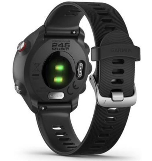 Garmin GPS Laufuhr Forerunner 245 Music mit schwarzem Armband für 187,35€ (statt 220€)
