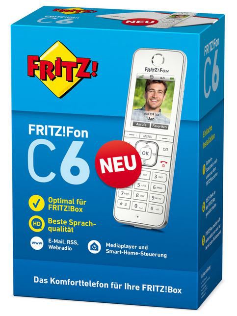 AVM FRITZ!Fon C6 DECT Telefon für 64,99€ (statt 71€)