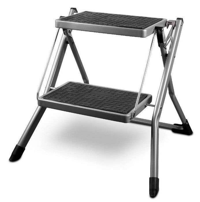 Siwitec Trittleiter Weiß oder Anthrazit 2-stufig für 19,99€ (statt 27€)