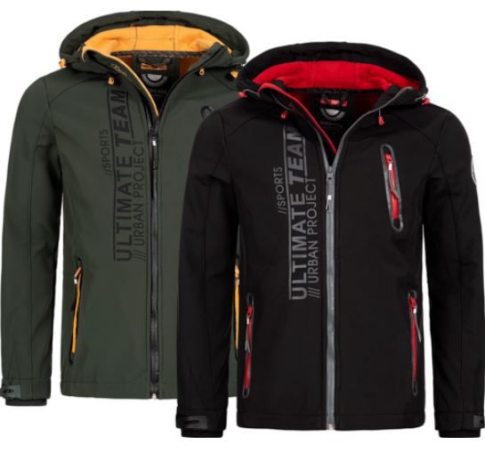 Stitch&Soul Herren Softshell Jacke für 29,90€ (statt 40€)