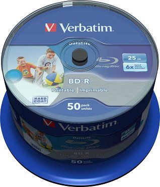 VERBATIM 43812 BD R Single Layer 25GB Rohling für 22€ (statt 30€)