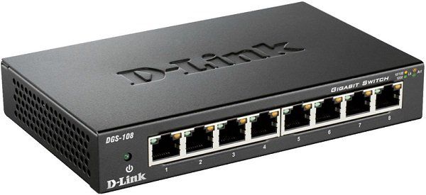 D Link 8 Port Gigabit Switch (DGS 108) für 18,99€ (statt 27€)