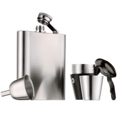 WMF Manhattan 6-teiliges Flachmann-Set aus Edelstahl für 30,94€ (statt 43€)