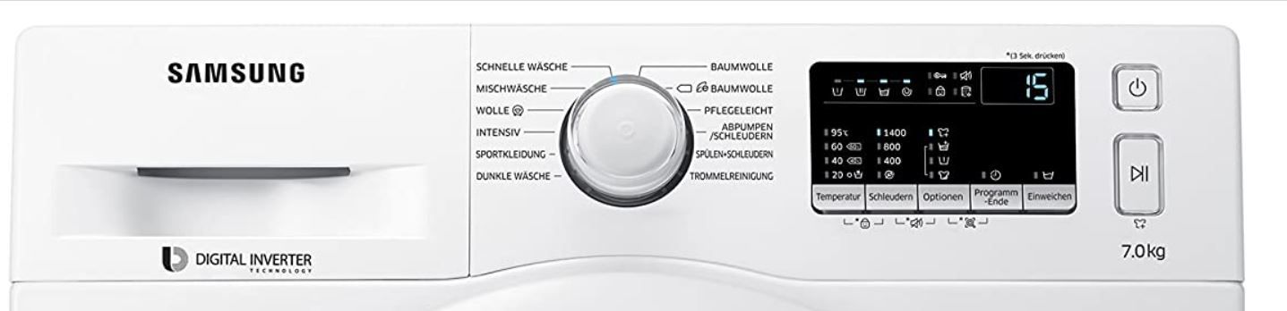 Samsung WW80K4420YW Waschmaschine mit AddWash, 8kg und A+++ für 508,90€ (statt 619€)