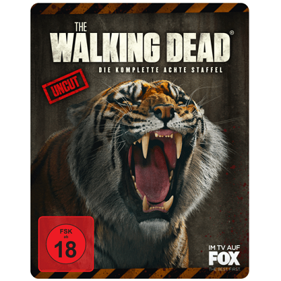 The Walking Dead   Season 8 (Limited Weapon Steelbook “Shiva”, Blu Ray) ab 20€ (statt 30€)