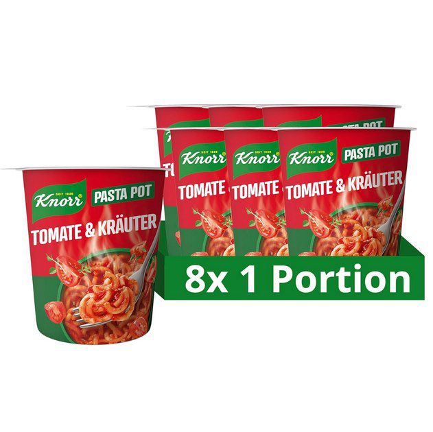 🍝 8x Knorr Pasta Snack Tomaten-Sauce ab 6,34€ (statt 12€)