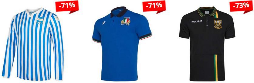 SportSpar Macron Sale   günstige Trikots, Jacken, Polos & Co. ab 2,99€