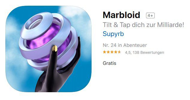 iOS: Marbloid kostenlos (statt 3,49€)