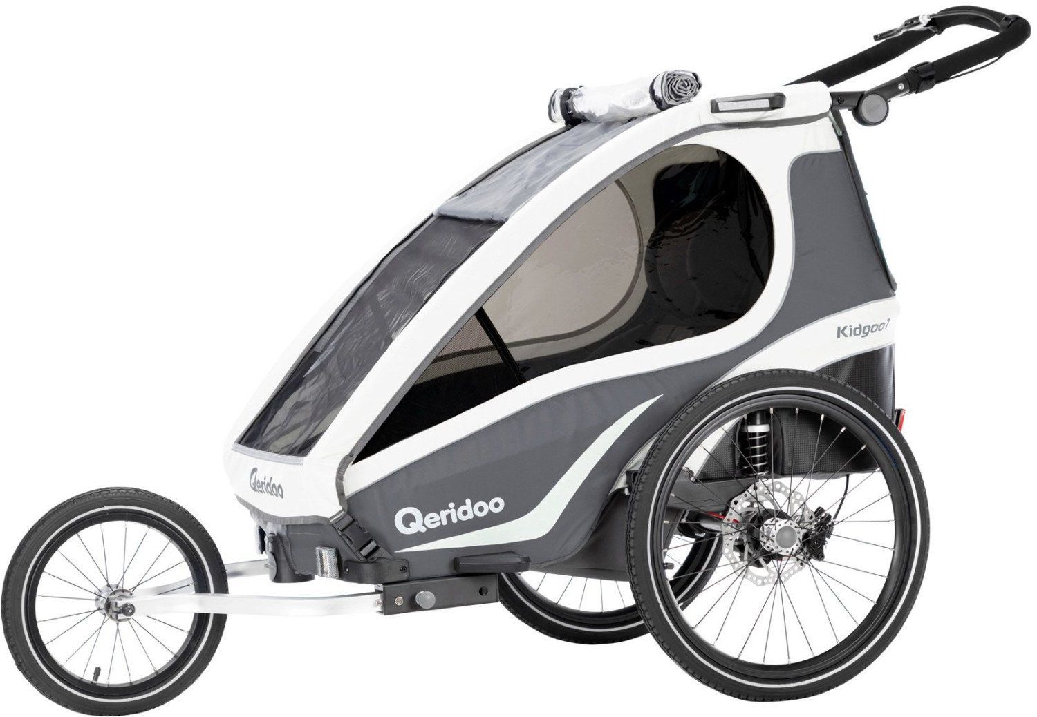 Qeridoo KidGoo 1 Sport (2019) Fahrradanhänger für 359,99€ (statt 449€)