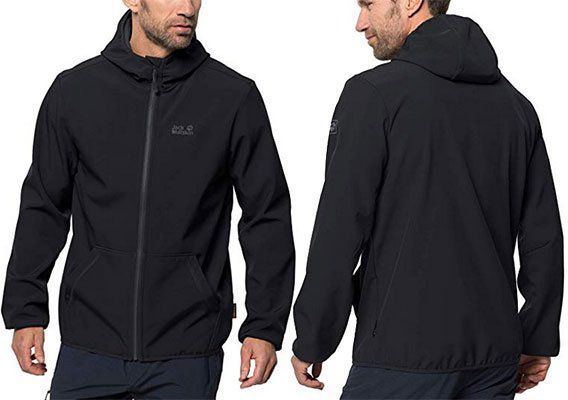 Jack Wolfskin Herren Essential Peak JKT Softshelljacke für 50€ (statt 59€)