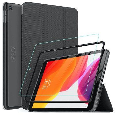 IVSO Hülle fürs iPad 10.2 2019 inkl. Displayschutz mit Standfunktion für 5,95€ (statt 10€)   Prime