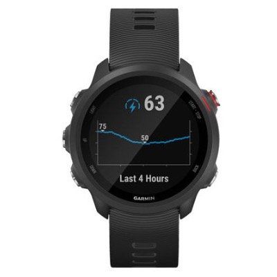 Garmin GPS Laufuhr Forerunner 245 Music mit schwarzem Armband für 187,35€ (statt 220€)