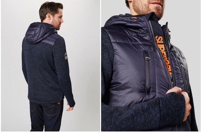 Superdry Herren Kapuzenjacke Storm Hybrid für 45,95€ (statt 58€)