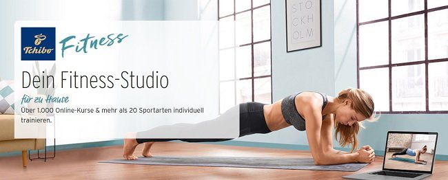 Tchibo Fitness Online Kurs für einen Monat kostenlos