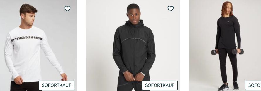 MyProtein Trainingsklamotten mit 70% Rabatt + VSK frei ab 60€