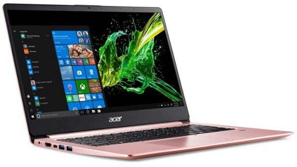 ACER Swift 1 (SF114 32) 14 Notebook in Pink mit 4GB RAM, 128GB eMMC für 359€ (statt 397€)