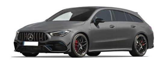 Gewerbe: Mercedes CLA Shooting Brake CLA AMG 45S 4Matic und DCT mit 421PS ab 379€ mtl.   LF 0,71