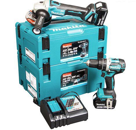 Makita 18V Kombi Set (Bohrmaschine, Winkelschleifer) für 408,90€ (statt 500€)