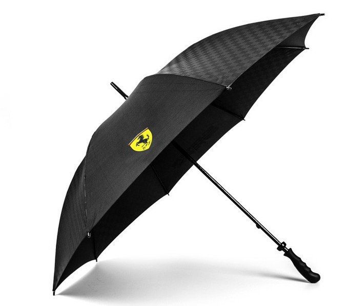 Ferrari Regenschirm Carbon mit Etui für 27,24€ (statt 35€)