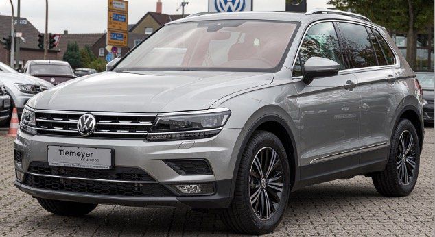 Privat: Volkswagen Tiguan 2.0 TDI DSG 4M mit 150PS als Highline 8fach bereift ab 289€   LF 0,5