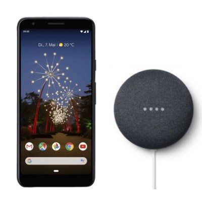 Google Pixel 3a 64GB + GOOGLE Nest Mini für 315€ (statt 348€)