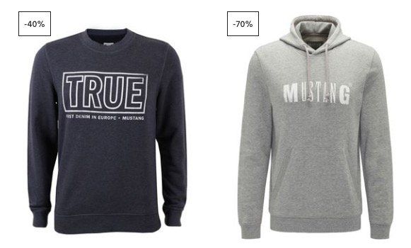 10 verschiedene Mustang Pullover für je 15,44€ (statt 31€)