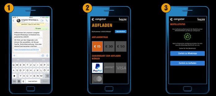 Congstar Guthaben aufladen und 10GB Datenvolumen für 30 Tage gratis bekommen