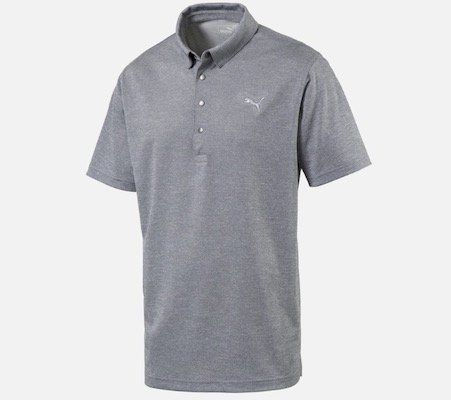 Puma Herren Poloshirt graumeliert für 19,50€ (statt 30€)