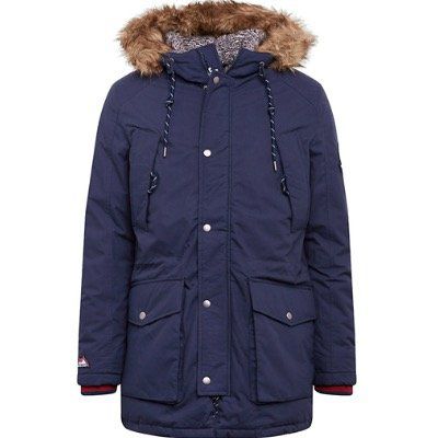 Jack & Jones Jacke Jorexplore Limited Parka in Navy mit Kunstfellbesatz für 42,45€ (statt 64€)