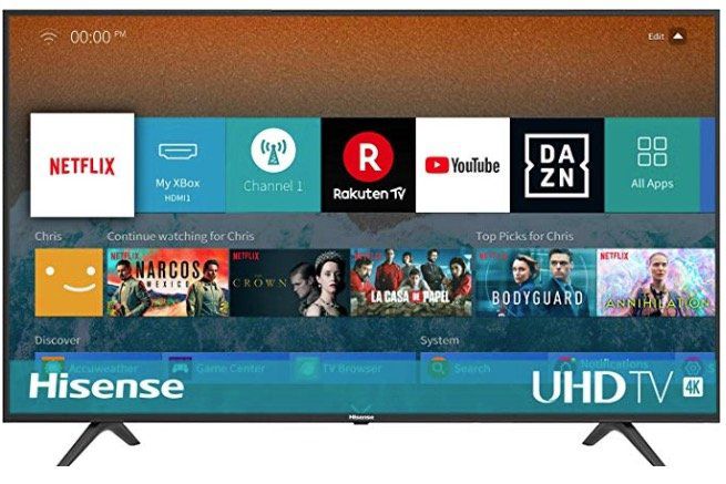 Hisense H43BE7000   43 Zoll UHD Fernseher mit Triple Tuner für 219€ (statt 272€)   Rückläufer