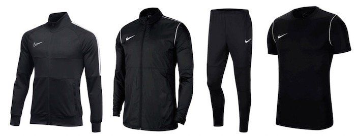 Nike Trainingsset 5 teilig (Jacke, Hose, Regenjacke, Shirt, Short) für 62,95€ (statt 95€)