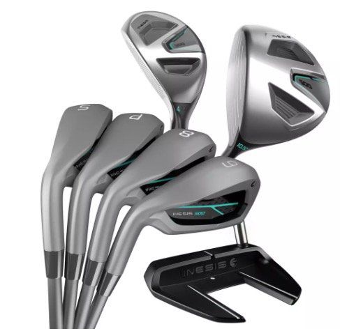 Inesis 500 LH Einsteiger Damen Golfschläger Set mit 7 Eisen für 53,98€